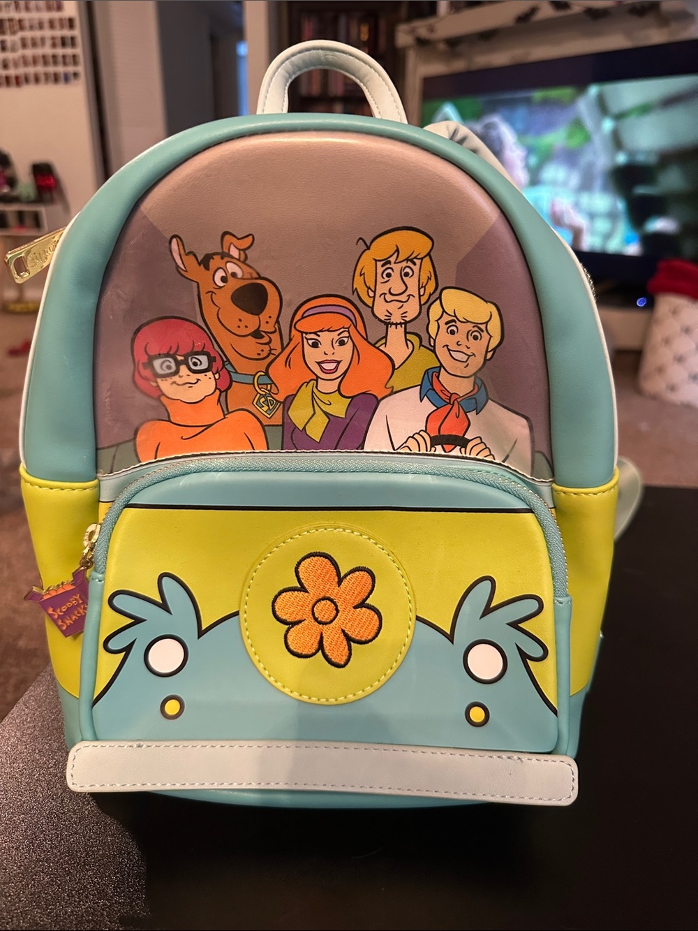 Loungefly Scooby-Doo Character Mini Backpack — Blue & Yellow